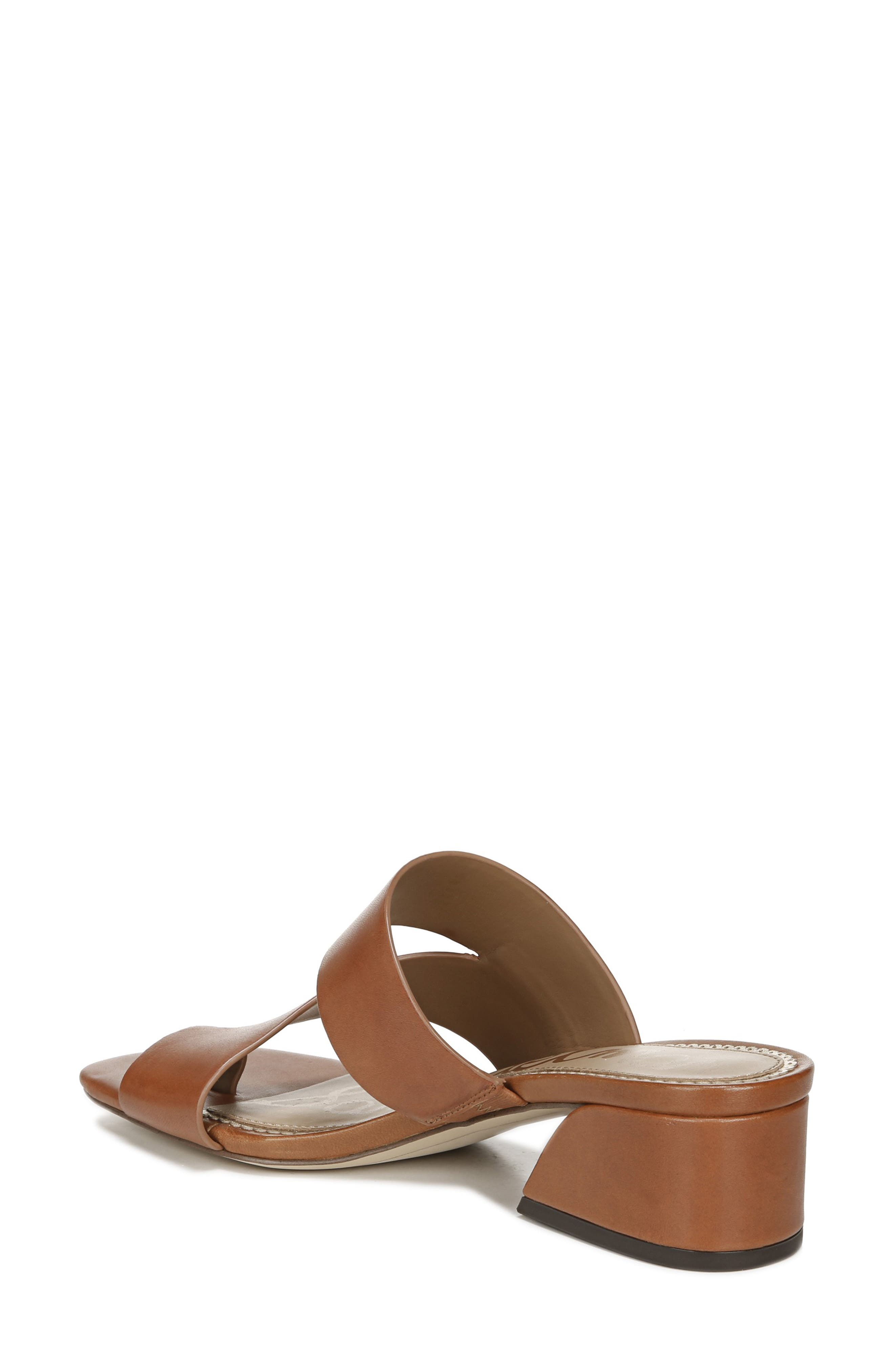 Prague Slide Sandal, Alternate, color, GINGER BROWN LEATHER