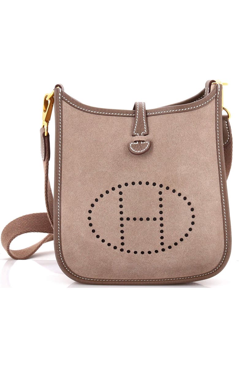 Pre-Owned Hermes Evelyne Bag Gen III Grizzly TPM, Main, color, Etoupe