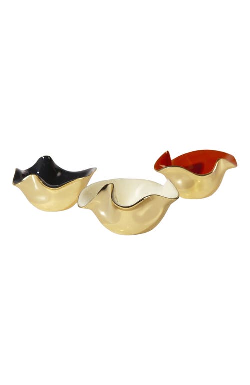 Lunares Ruffled Small Bowl In Multi