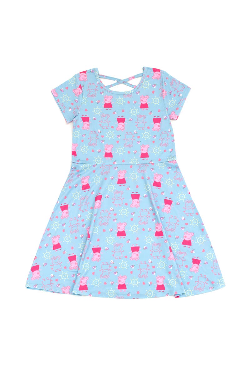 2-Pack Short Sleeve Dress, Alternate, color, Blue / Yellow