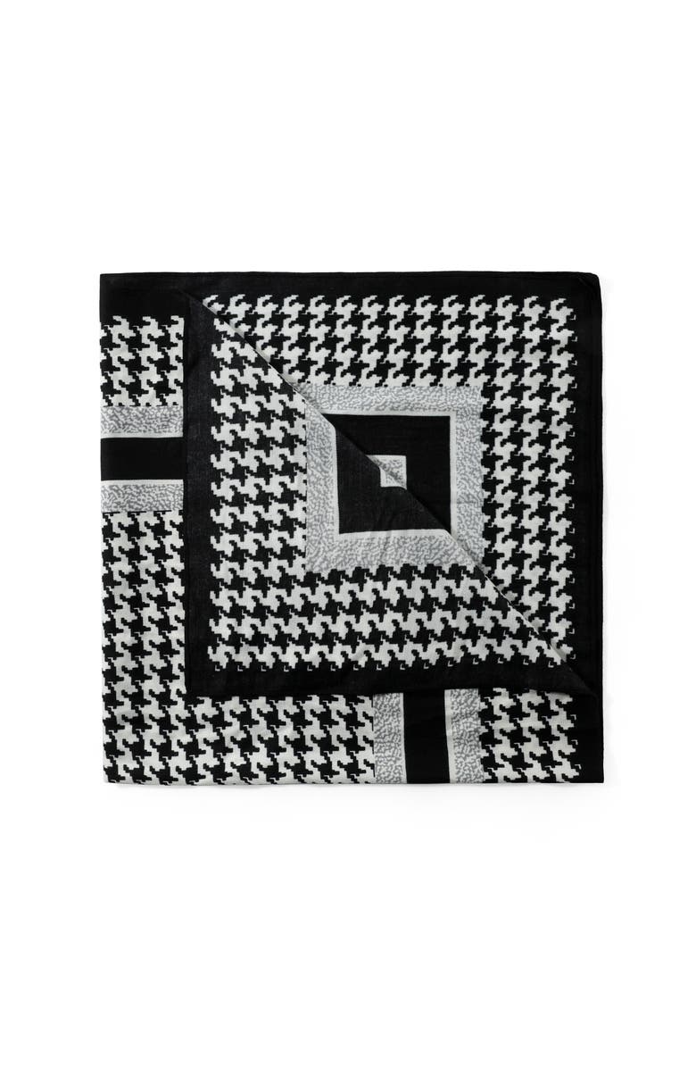 Youzey The Hollis Scarf, Alternate, color, Black/White