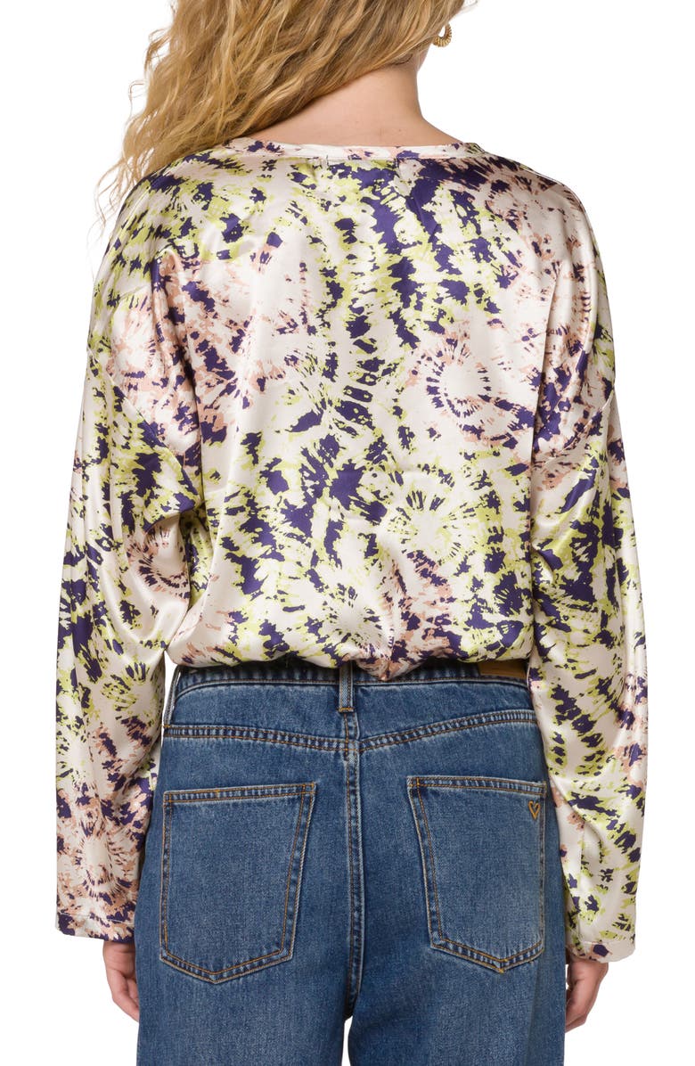 VELVET HEART Long Sleeve Drawstring Waist Top, Alternate, color, 