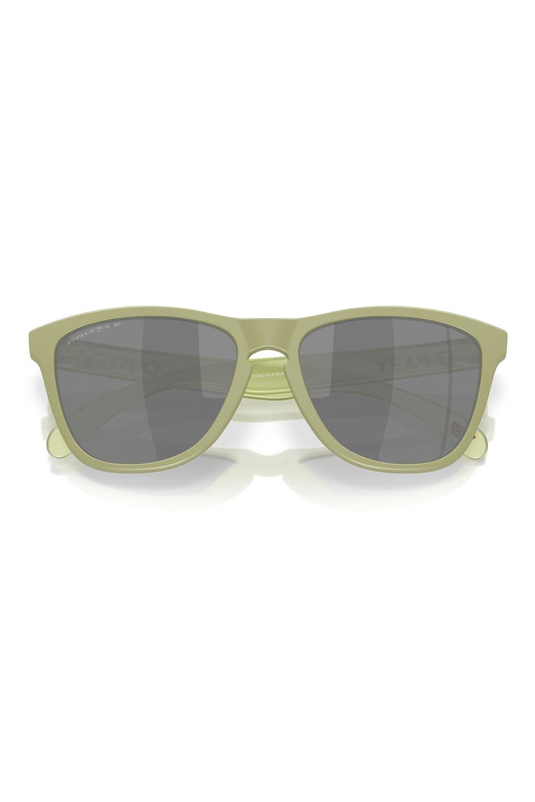 Frogskins 54mm Polarized Rectangular Sunglasses, Alternate, color, MATTE FERN / PRIZM BLACK POLAR