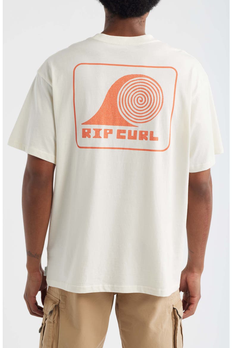 Rolling Wave Cotton Jersey Graphic T-Shirt, Alternate, color, BONE