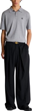 Balmain Embroidered cotton polo