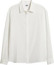 KROST Jordan Seersucker Stripe Button-Up Shirt