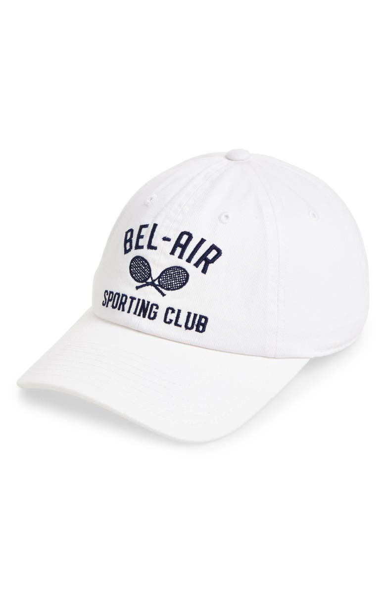 American Needle Bel-Air Club Cotton Baseball Cap, Main, color, White