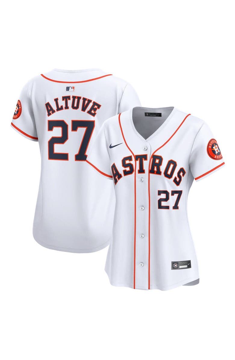 Nike Women's Nike Jose Altuve White Houston Astros Home Limited Player Jersey, Main, color, White