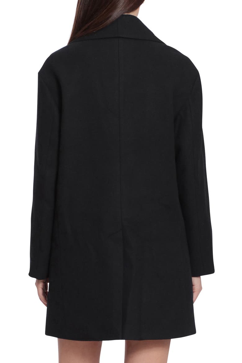 Shawl Collar Coat, Alternate, color, BLACK