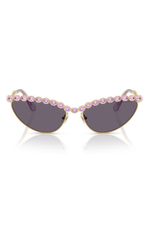 59mm Cat Eye Sunglasses