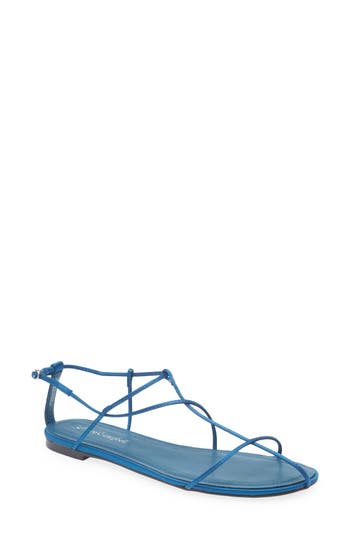 Jeffrey Campbell Trawl Ankle Strap Sandal In Blue
