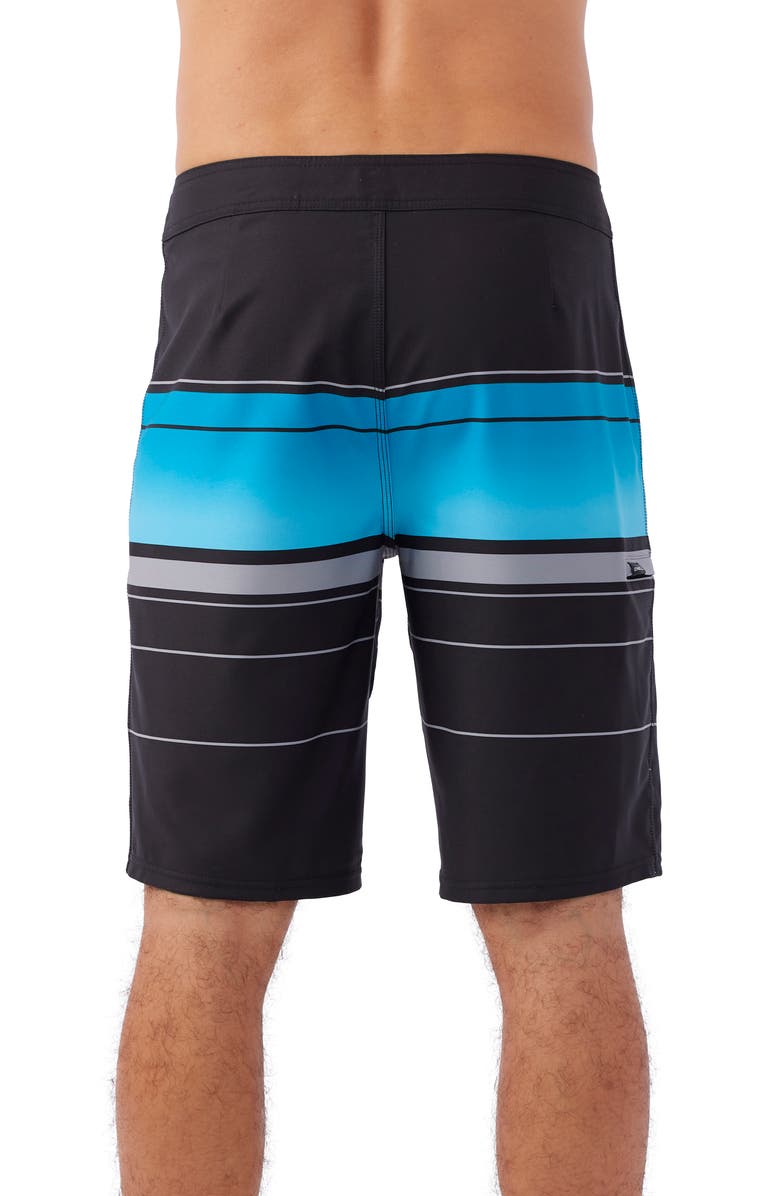 O'Neill Hyperfreak Heat Stripe Board Shorts, Alternate, color, 