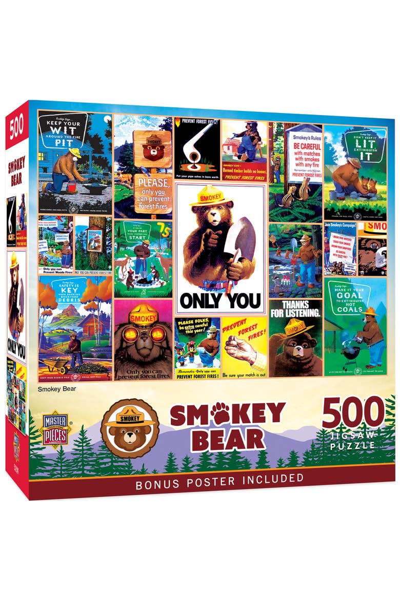Smokey Bear National Parks 500pc Puzzle, Main, color, Multicolor
