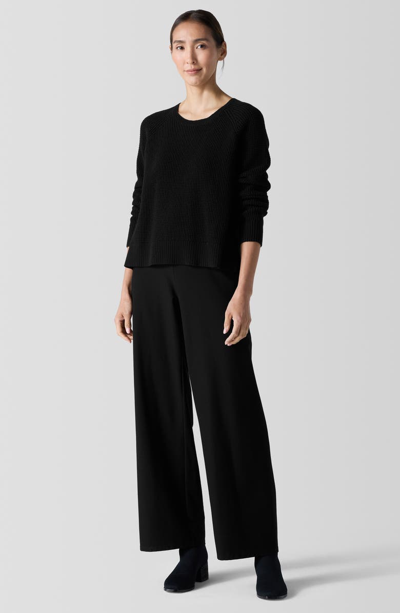 Eileen Fisher High Waist Ankle Wide Leg Pants, Alternate, color, 