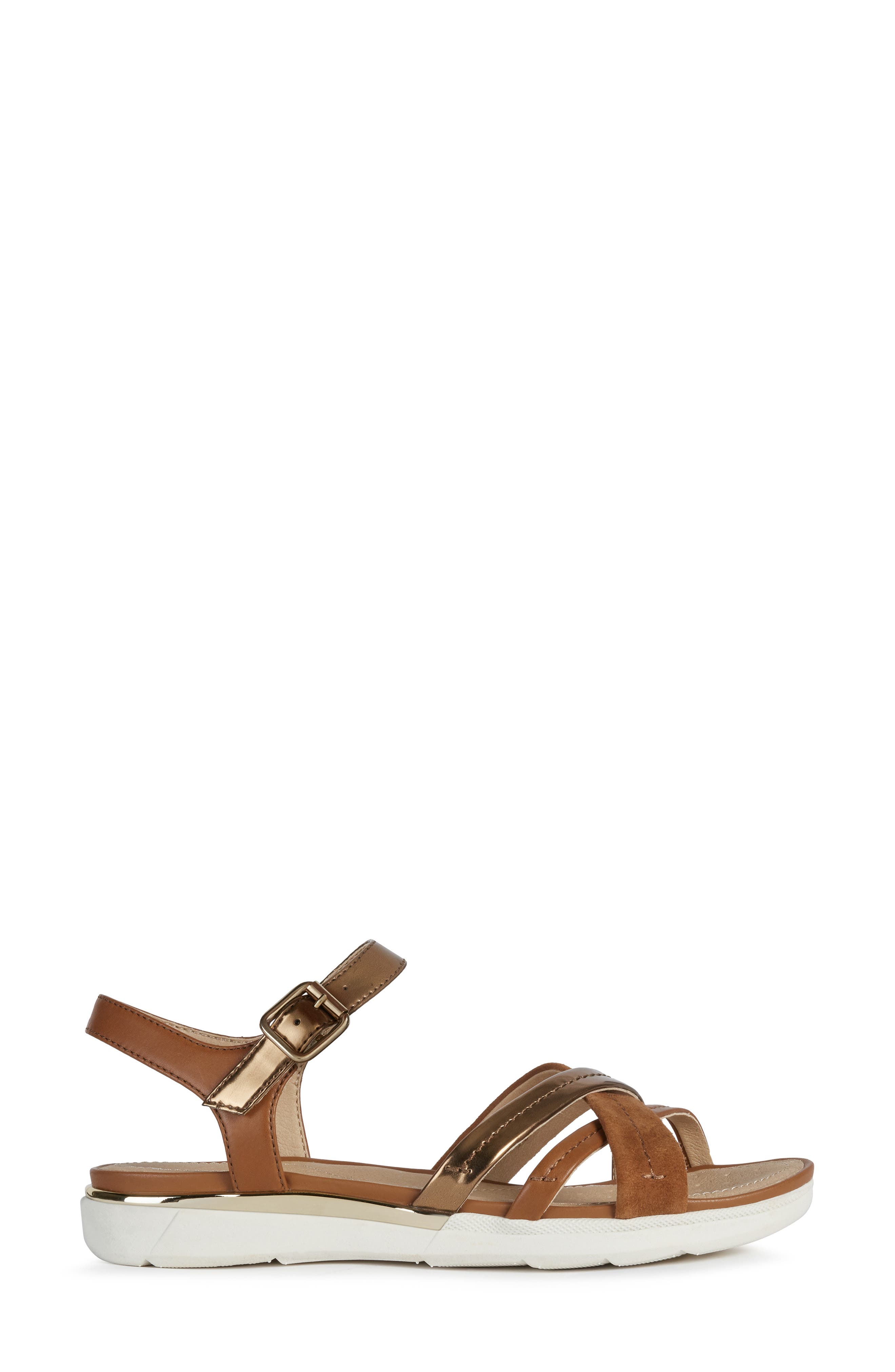 Geox Hiver 4 Strappy Sandal, Alternate, color, 