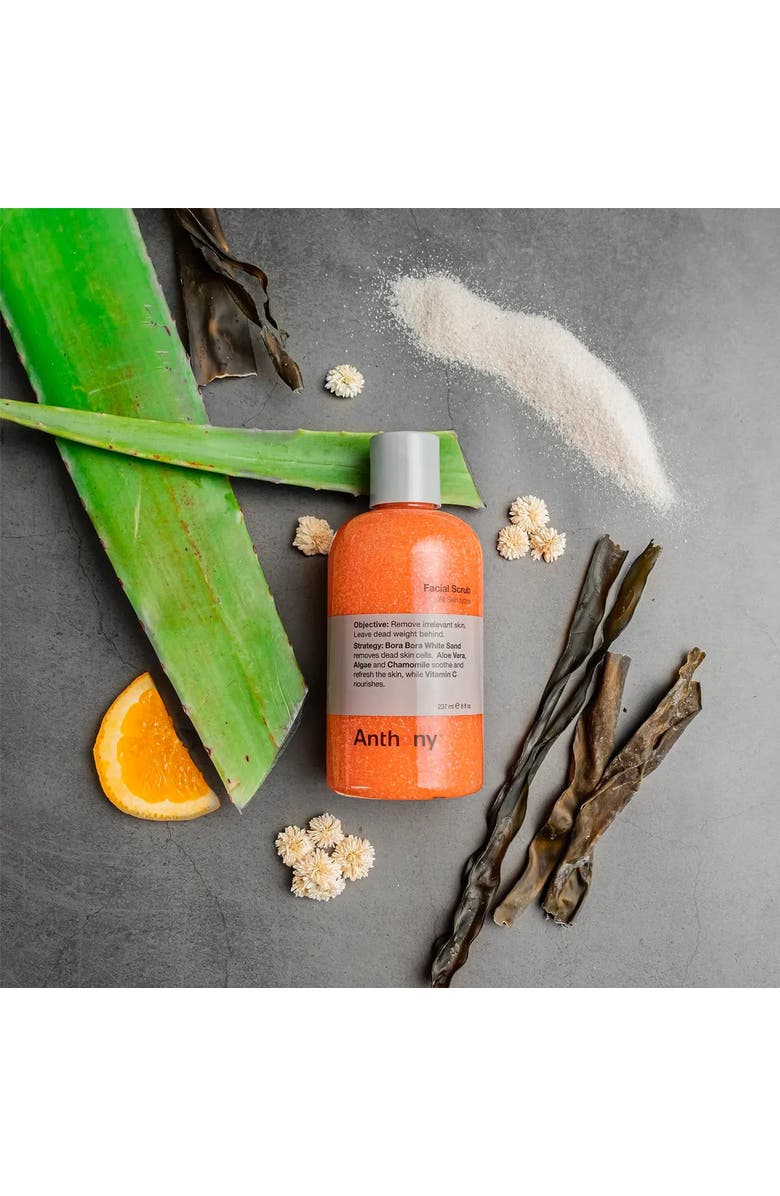 Anthony Facial Scrub, Alternate, color, Orange
