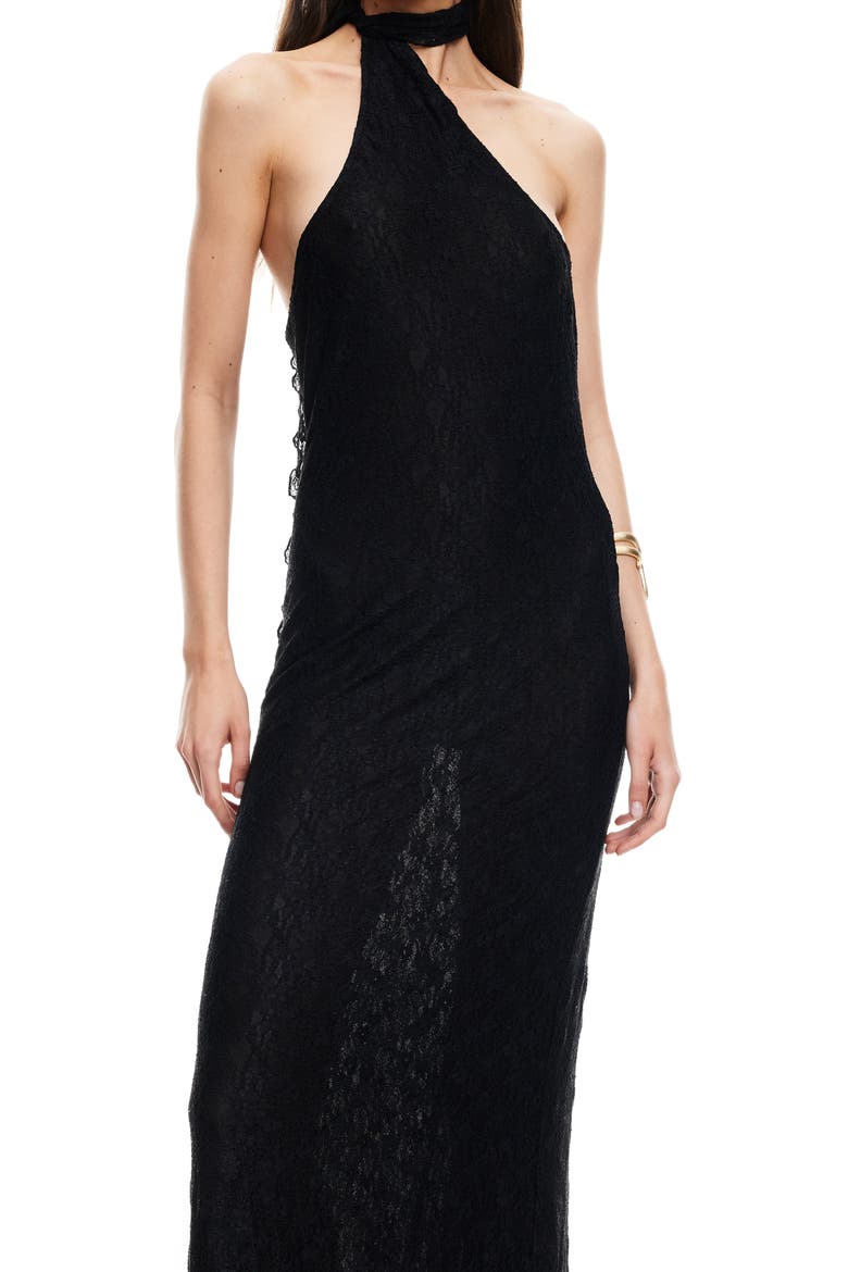 lioness black lace dress She Maxi Dress | Noir