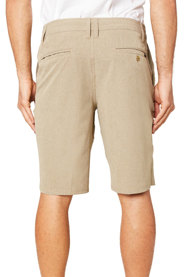 Reserve Heather Hyperfreak Hybrid Shorts, Alternate, color, KHAKI
