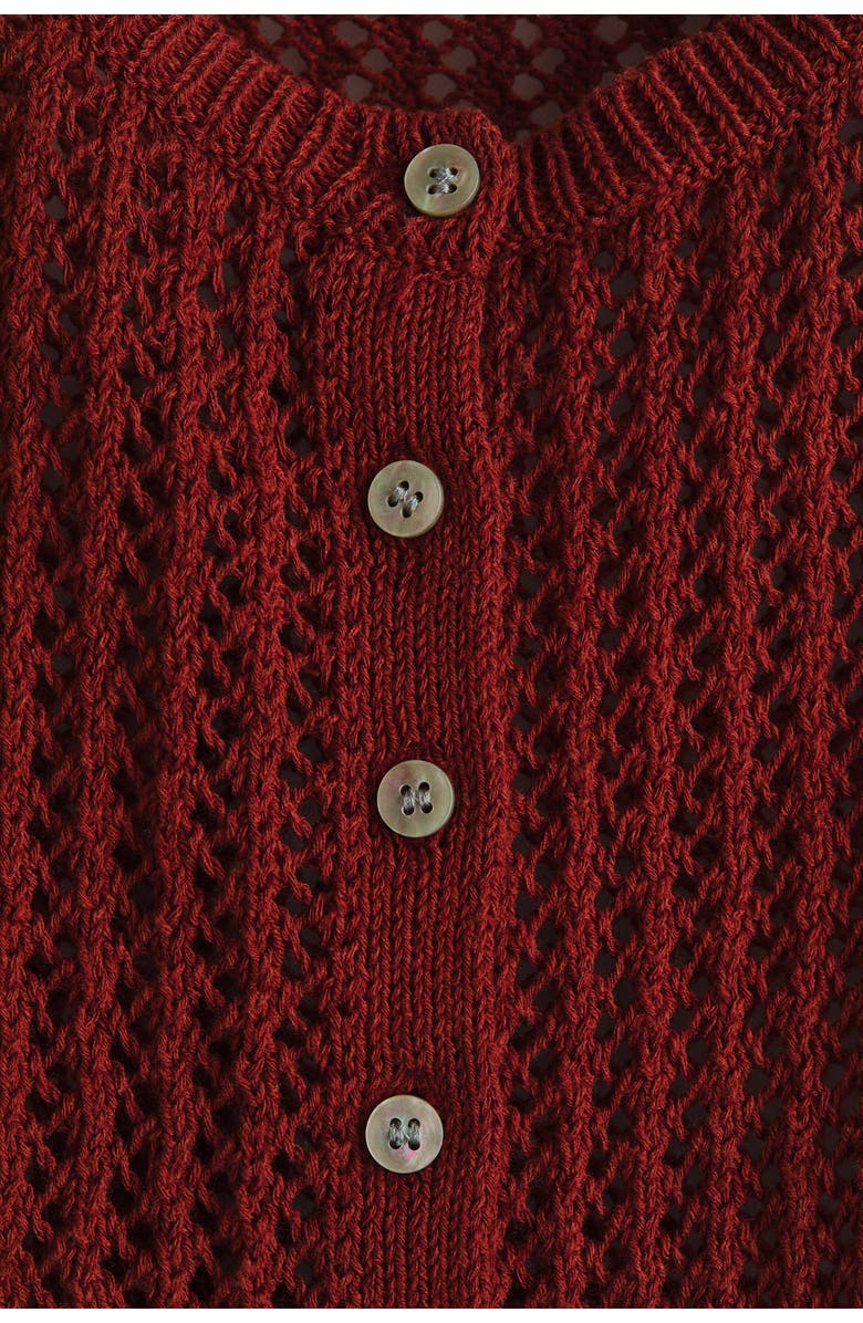 H&M Pointelle-knit cardigan, Alternate, color, 