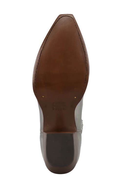 Frye Sacha Western Chelsea Boot In Silver