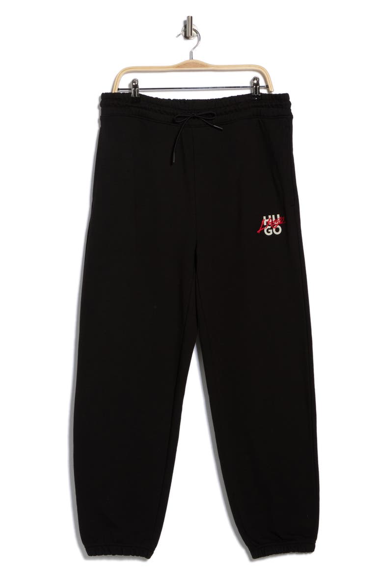 Logo Knit Joggers, Alternate, color, BLACK