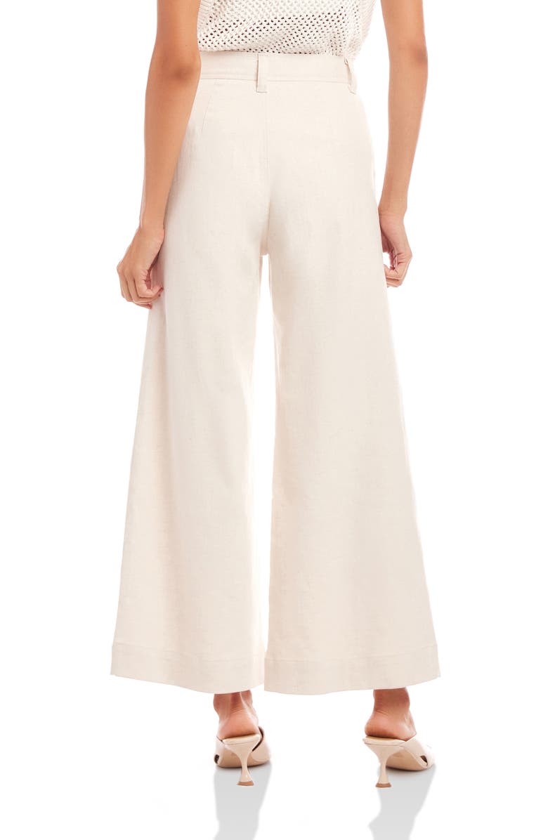FIFTEEN TWENTY Ryder Wide Leg Cotton & Linen Blend Pants, Alternate, color,