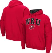 COLOSSEUM Men's Colosseum Red Western Kentucky Hilltoppers Arch & Logo 3.0 Pullover Hoodie