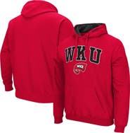 COLOSSEUM Men's Colosseum Red Western Kentucky Hilltoppers Arch & Logo 3.0 Pullover Hoodie