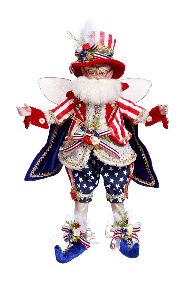 Mark Roberts Let the Freedom Ring Fairy, Medium, Main, color, Dark Blue