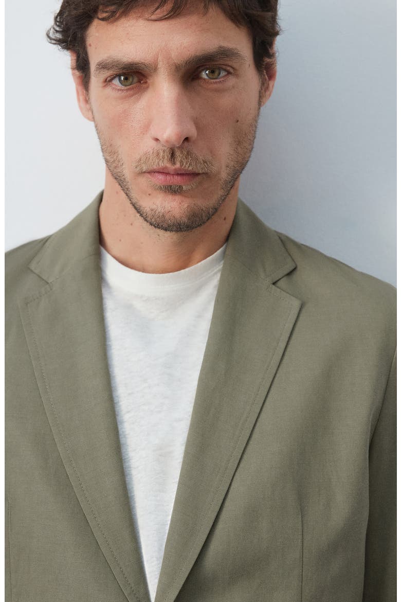 Slim Fit Blazer, Alternate, color, GREEN