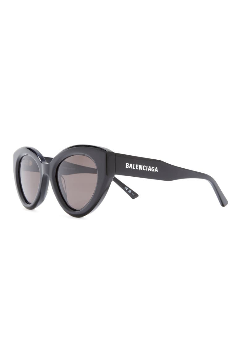 51mm Cat Eye Sunglasses, Alternate, color, BLACK BLACK GREY