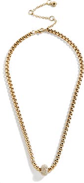 BaubleBar Jonie Pavé Pendant Necklace