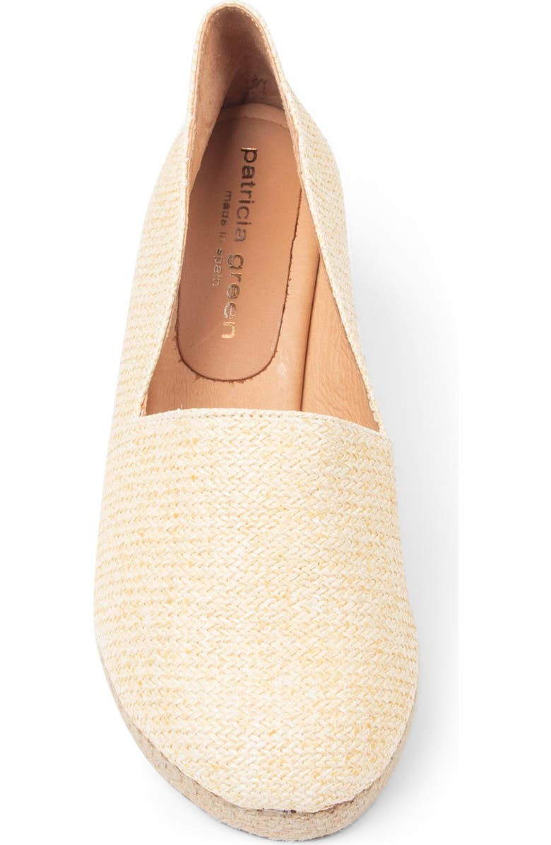 patricia green Mallorca Square Toe Espadrille, Alternate, color, Beige Raffia