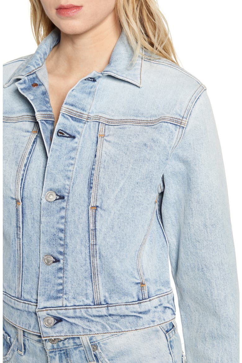 Seam Pocket Denim Jacket, Alternate, color, RETRO VENTURA