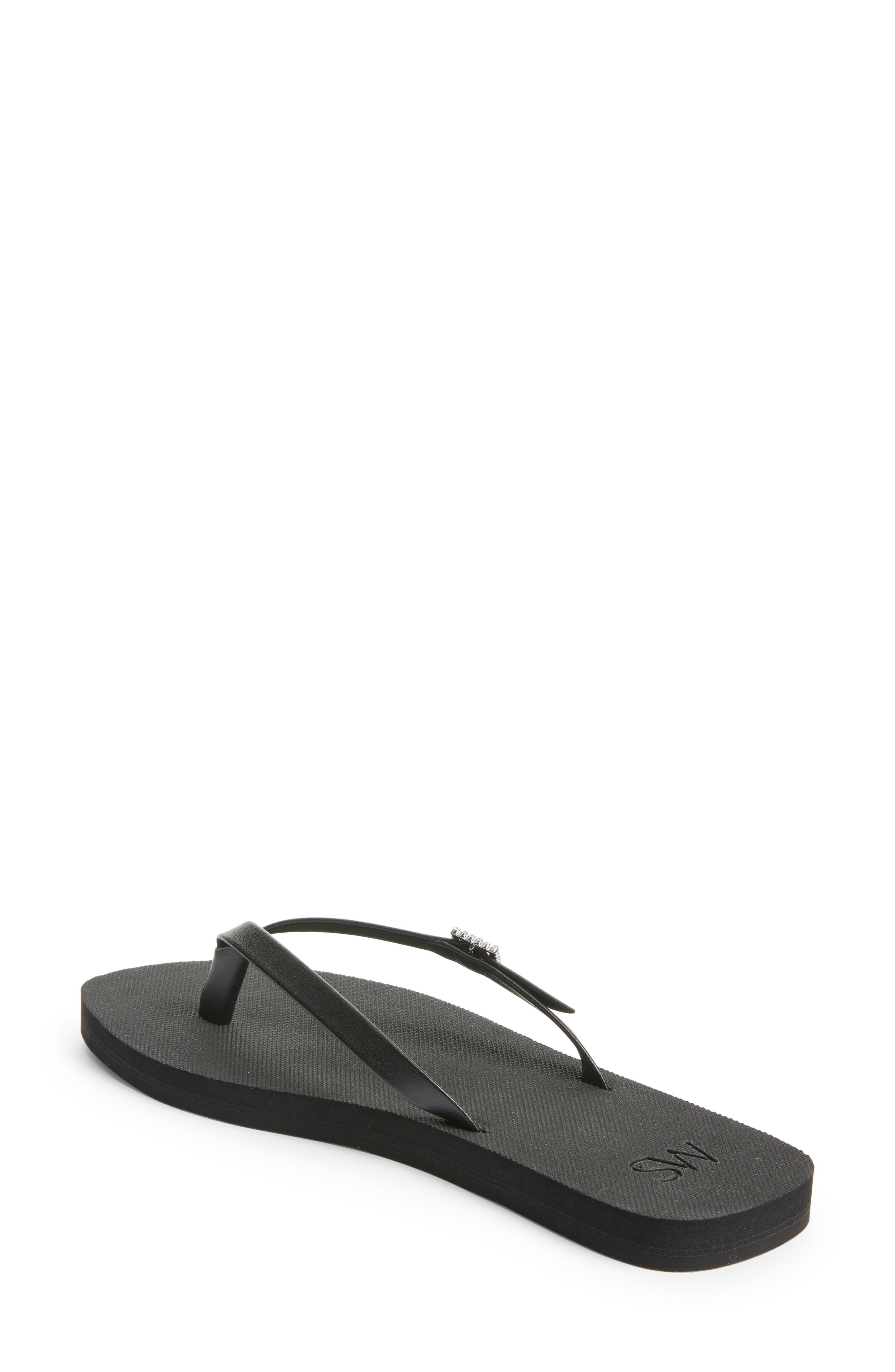 Stuart Weitzman SW Crystal Thong Sandal, Alternate, color, 