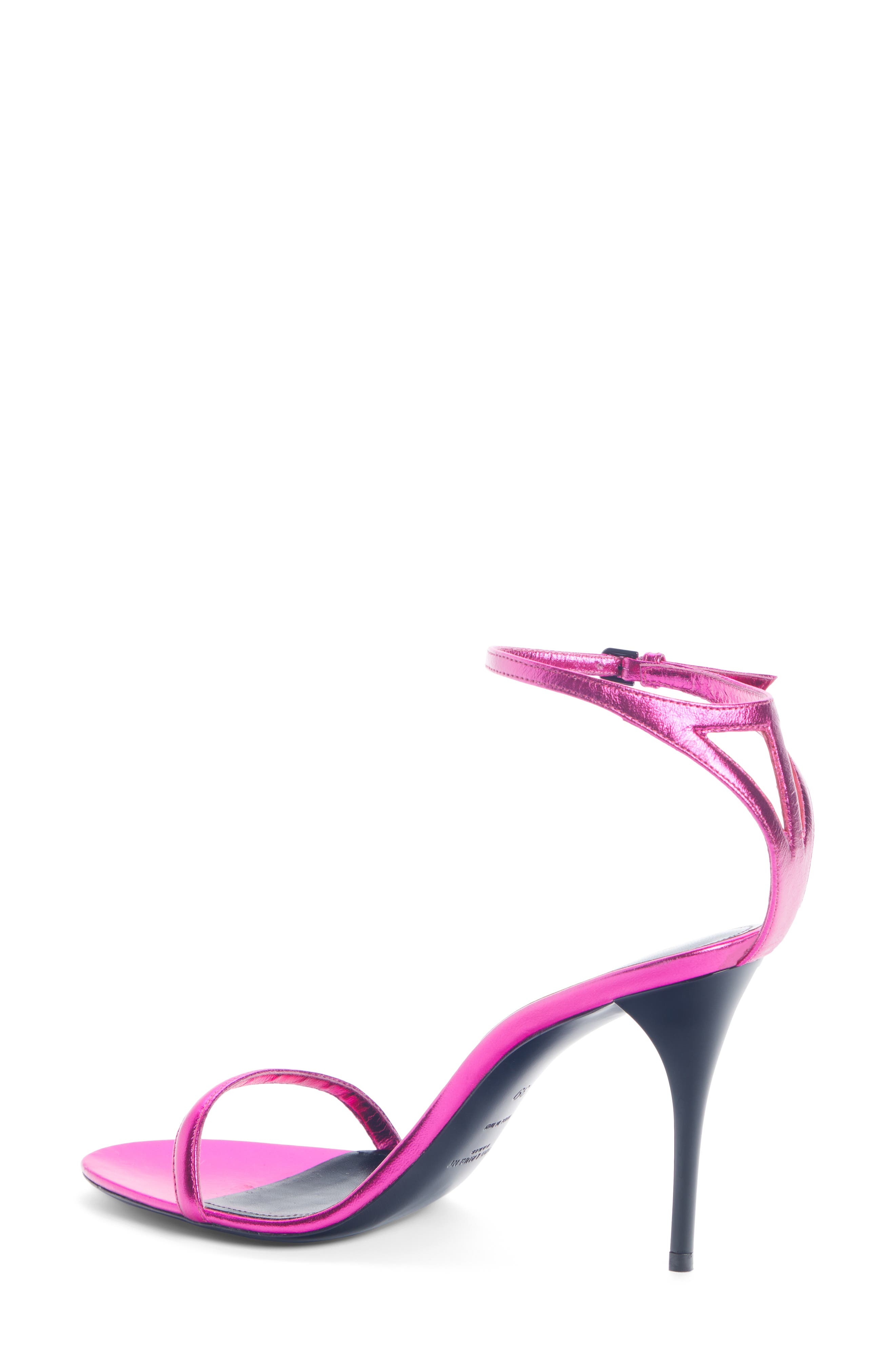 Saint Laurent Lexie Strappy Sandal, Alternate, color, 