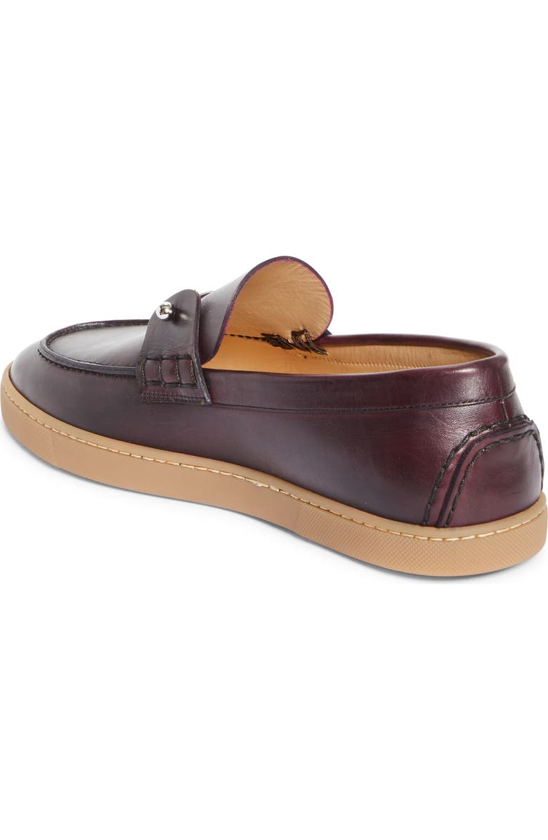 Christian Louboutin Chambeliboat Loafer, Alternate, color, Oxblood