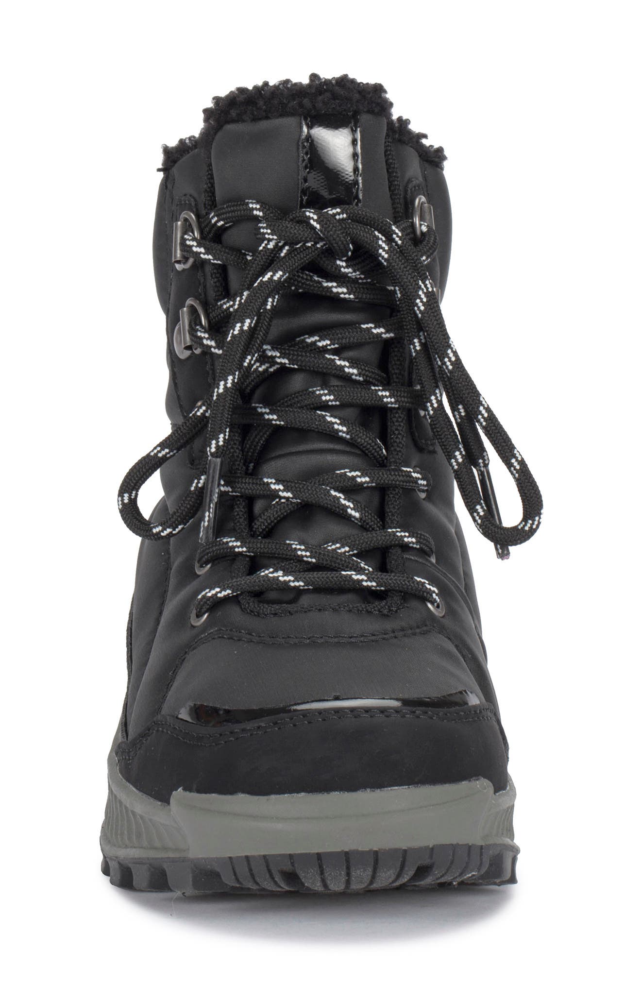 BARETRAPS Maine Waterproof Faux Fur Lining Sporty Boot, Alternate, color, Black