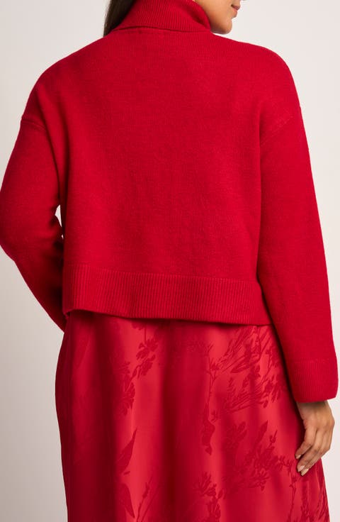Boxy Turtleneck Sweater