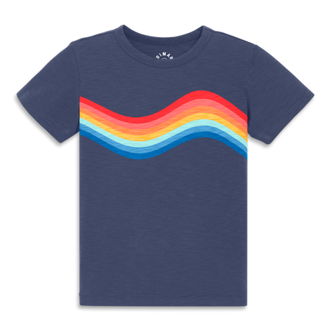 Kids Rainbow Wave Tee (Toddler, Little Kid, & Big Kid)