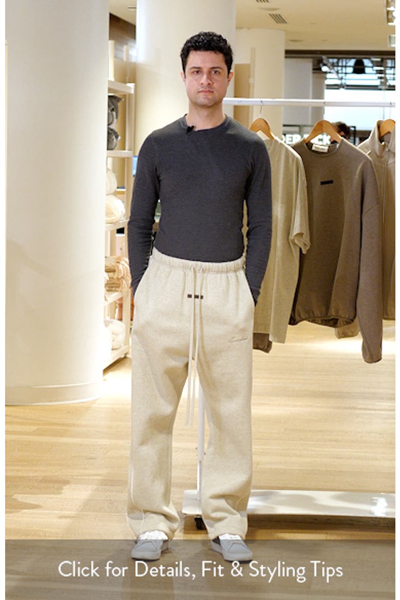 Fear of God Essentials Relaxed Fleece Sweatpants (Men) | Nordstrom