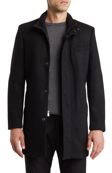 Men s Black Wool Coats Nordstrom