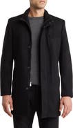 Hart Schaffner Marx Genoa Wool Blend Twill Coat