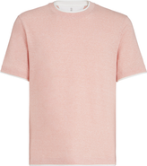Brunello Cucinelli T-shirt with faux-layering