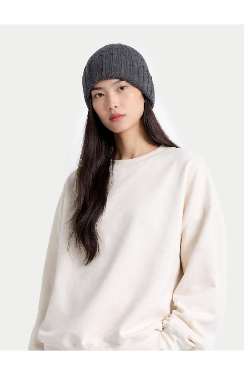 Gobi Cashmere Unisex Beanie, Main, color, Charcoal