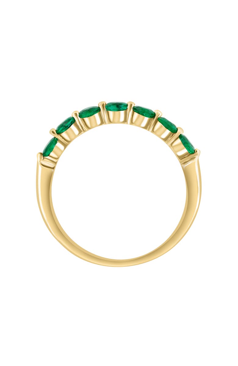 EFFY 14K Yellow Gold Emerald Ring, Alternate, color, Green