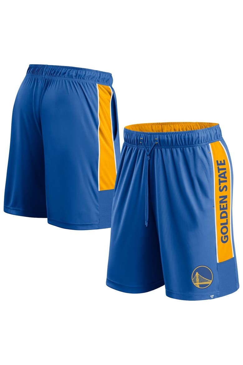 Men's Fanatics Branded Royal Golden State Warriors Game Winner Defender Shorts, Main, color, Royal