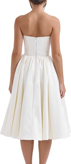 Coco Strapless Midi Dress