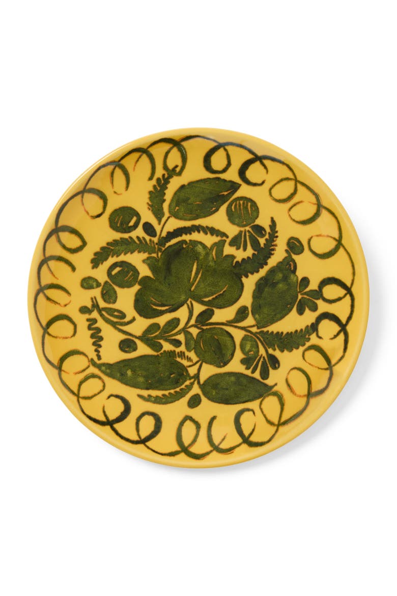 Amalfi Dessert Plate, Main, color, Mustard 9.1"