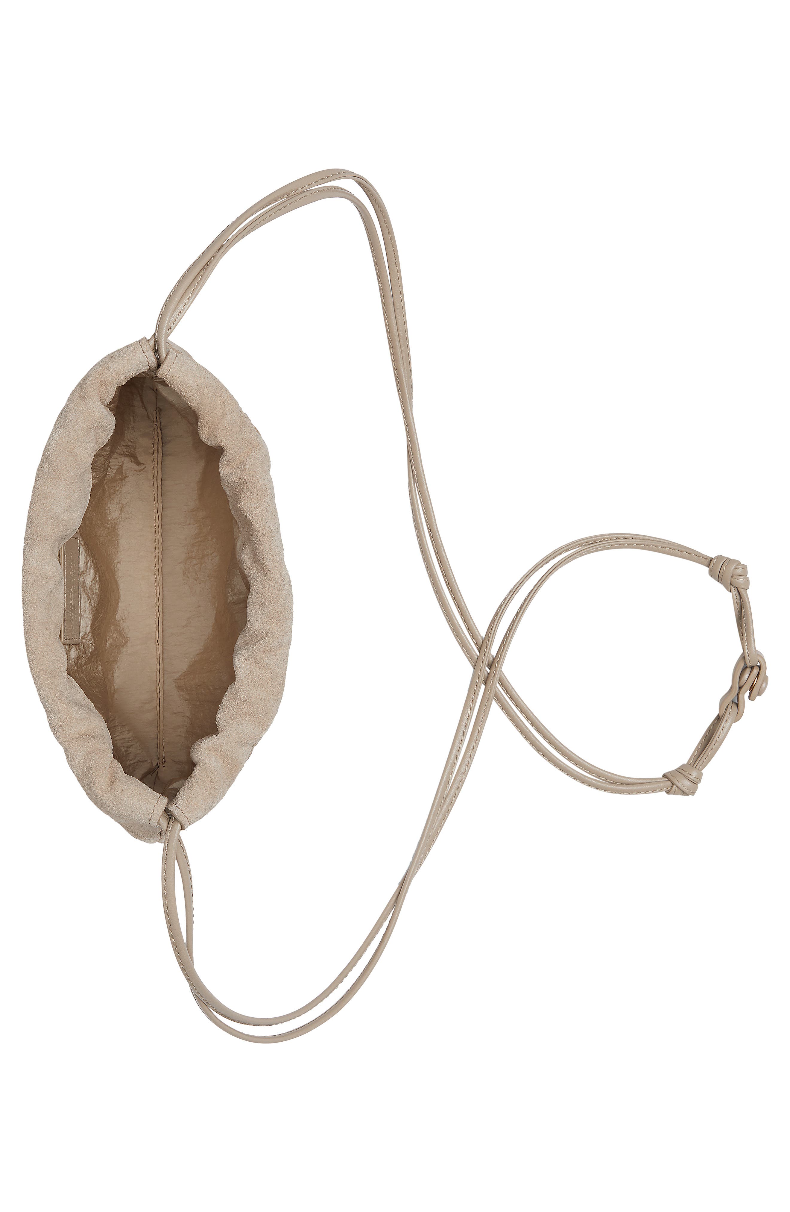 Bottega Veneta Small Dustbag Intrecciato Suede Bag, Alternate, color, 